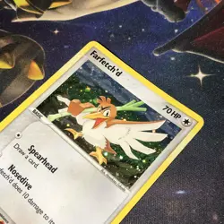 Farfetch’d ~ 107/106 ~ Holo ~ EX EMERALD ~ HEAVY PLAY ~ Pokemon Card - Image 2