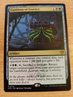 Cauldron of Essence - 0179 (Secrets of Strixhaven) - Near Mint NM - Rare - Image 1