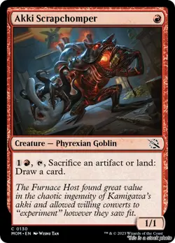 MTG Akki Scrapchomper [MOM - 130] LP - Image 1
