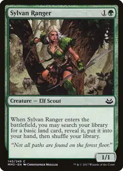 MTG Sylvan Ranger [MM3 - 140] LP 4-83 - Image 1