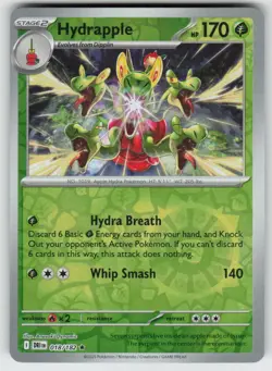 Hydrapple 018/182 Rare Destined Rivals Pokemon Reverse Holo Near Mint - Image 1