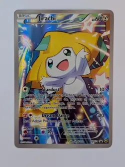 Pokemon Jirachi #XY67a Full Art Black Star Promo LP TCG - Image 1