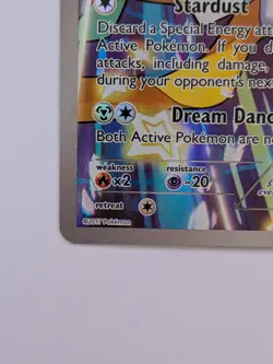Pokemon Jirachi #XY67a Full Art Black Star Promo LP TCG - Image 4
