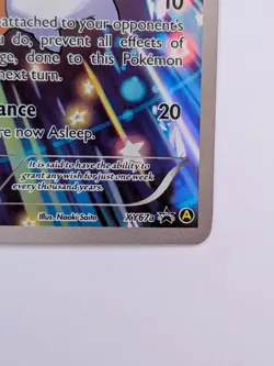 Pokemon Jirachi #XY67a Full Art Black Star Promo LP TCG - Image 5