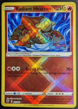 Radiant Heatran 027/189 Radiant Rare Astral Radiance Pokemon NM - Image 2