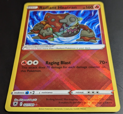Radiant Heatran 027/189 Radiant Rare Astral Radiance Pokemon NM - Image 4