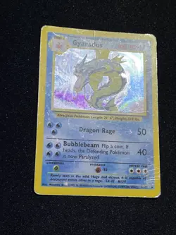 Pokemon Base Set 1999-2000 “UK 4th Print” Gyarados 6/102 - Image 3