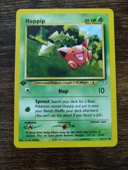 Pokemon Neo Genesis 1st Edition Hoppip 61/111 Non Holo - Image 1