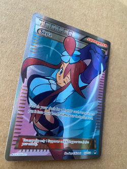 FULL ART Skyla ULTRA RARE 122/122 Pokemon XY Breakpoint Holo Foil Supporter - LP - Image 2
