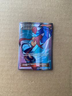 FULL ART Skyla ULTRA RARE 122/122 Pokemon XY Breakpoint Holo Foil Supporter - LP - Image 5