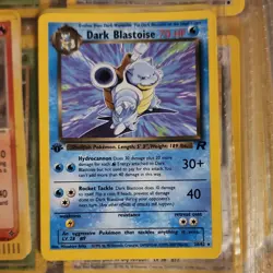 WotC Pokemon TCG Dark Blastoise Team Rocket 20/82 Holo Rare 2000 70 HP - Image 1