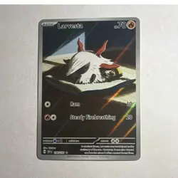 Pokemon Larvesta 196/191 SV08 Surging Sparks Illustration Rare Holo English - Image 1