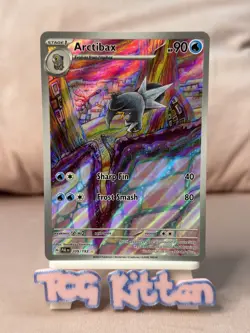 Arctibax 209/193 Illustration Rare Paldea Evolved Pokemon Holo TCGKITTEN - Image 1