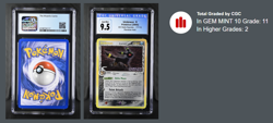 2005 Pokemon EX Delta Species Umbreon Reverse Holo Stamped #17 CGC 9.5 (POP 11) - Image 3