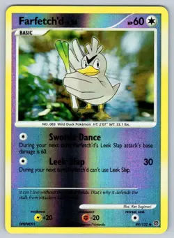 2007 Diamond & Pearl - Secret Wonders Farfetch'd2 Uncommon Reverse Holo #49 - Image 1