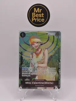 Miss.Valentine(Mikita) - Dash Pack Promo - OP14-087 - The Azure sea's Seven - NM - Image 1
