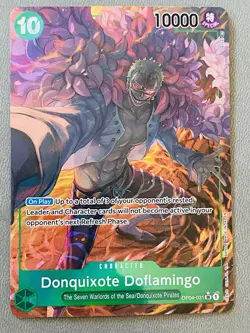 Donquixote Doflamingo Alt Art OP04 031 Kingdom Of Intrigue One Piece Card Game - Image 1