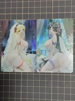 2×Fate/Grand Order Doujin Card Ereshkigal Ishtar Collection 59*86 Holo - Image 1