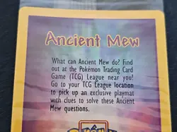 Pokemon Ancient Mew Holo TCG Card 2000 Movie Promo Sealed & Unopened - Image 4