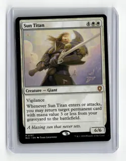 MTG Magic the Gathering Sun Titan (157/401) Bloomburrow Commander - Image 1