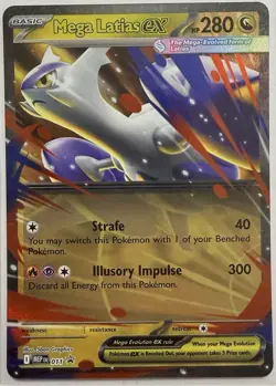 Mega Latias ex MEP 011 (NM) - ME: Mega Evolution Black Star Promo - Pokemon TCG - Image 1