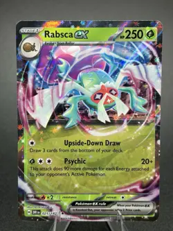 Rabsca EX 25/182 Pokemon TCG Destined Rivals Holo Double Rare Card - Image 1