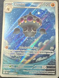 Pokemon Claydol 092/086 Holo Rare CRI EN 2026 Stage 1 HP 120 - Image 1