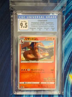 CGC 9.5 Charizard Sword & Shield Promos - 143/S-P Pokemon Center Japanese - Image 1