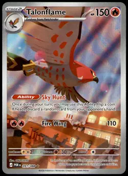Talonflame 091/088 Holo Illustration Rare Perfect Order Pokemon Near Mint - Image 1
