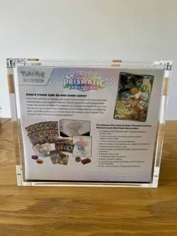 Pokemon Center Prismatic Evolutions ETB Elite Trainer Box With Acrylic Case - Image 2