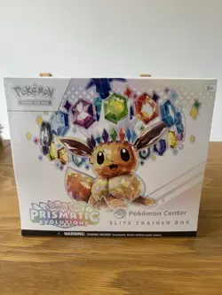 Pokemon Center Prismatic Evolutions ETB Elite Trainer Box With Acrylic Case - Image 3