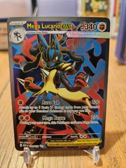 Mega Lucario ex 160/132 Ultra Rare - Mega Evolution - Pokemon TCG - NM/M - Image 1
