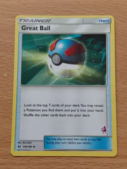 Pokemon TCG Trainer Great Ball Sun And Moon 119/149 Mewtwo Stamp Battle Academy - Image 1