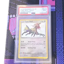 Pokemon TCG PSA 9 Type: Null Holo SV45/SV94 Hidden Fates Shiny Vault 2019 - Image 1