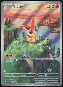 VICTINI 208 HOLO PROMO SCARLET & VIOLET PROMO POKEMON NM - Image 1