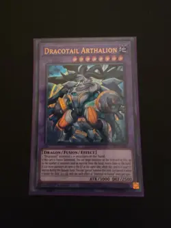 Dracotail Arthalion JUSH-EN006 Ultra Rare 1st Edition NM Yugioh - Image 1