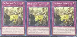 Tri-Brigade Oath PHRA-EN071 Phantom Rage 1st Edition (x3) Yugioh Card - Image 1