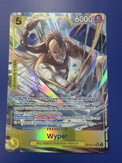 One Piece Wyper OP15-114 SR Alt Art Adventure on Kami's Island - Image 1