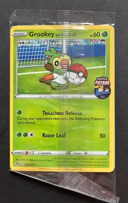 Grookey On The Ball 003/005 Futsal Pokemon Card PROMO UK Exclusive NEW SEALED - Image 1
