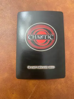 Chaotic TCG Card Slashclaw Silent Sands Super Rare Attack Premium Gold Foil - Image 2