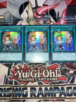 3x Medallion Of The Ice Barrier Ultra Rare Alt Art BLTR-EN098 Yugioh Playset - Image 1
