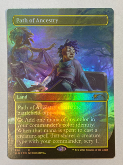 MTG - Secret Lair: Black Is Magic - Path of Ancestry - FOIL - Image 1