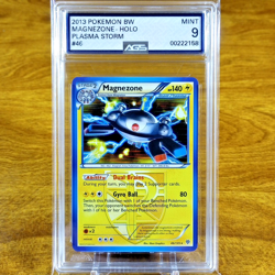 Pokemon BW Black & White Plasma Storm Magnezone 46/135 AGS Mint 9 Holo Rare 2013 - Image 1