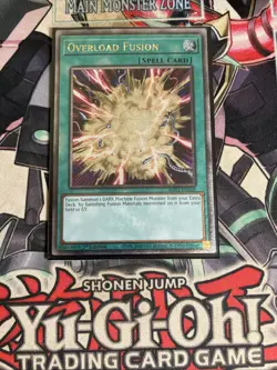 Overload Fusion Quarter Century Secret Rare RA03-EN169 Yugioh - Image 1