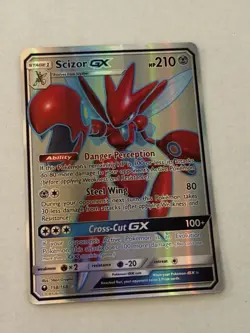 The Pokemon Company Scizor GX Ultra Rare SM-Celestial Storm 158/168 210 HP - Image 1