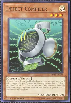Defect Compiler MP18-EN104 2018 Mega-Tins Mega Pack 1st Edition Yugioh Card - Image 1