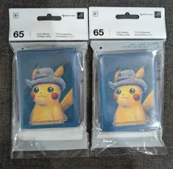 Pokemon TCG - Pokemon Center x Van Gogh Museum Pikachu Self-Portrait Sleeves - Image 1