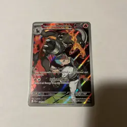 Team Rocket's Houndoom 191/182 Destined Rivals Pokemon Illustration Rare NM - Image 1
