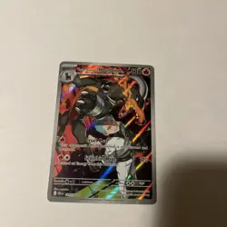 Team Rocket's Houndoom 191/182 Destined Rivals Pokemon Illustration Rare NM - Image 4