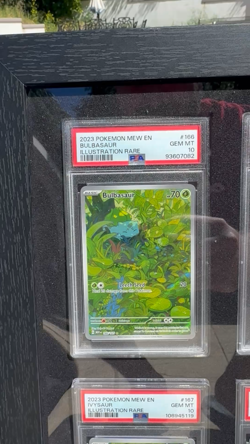 Pokemon 151 English Starter Illustration And Special Illustration Set PSA 10 - Image 2
